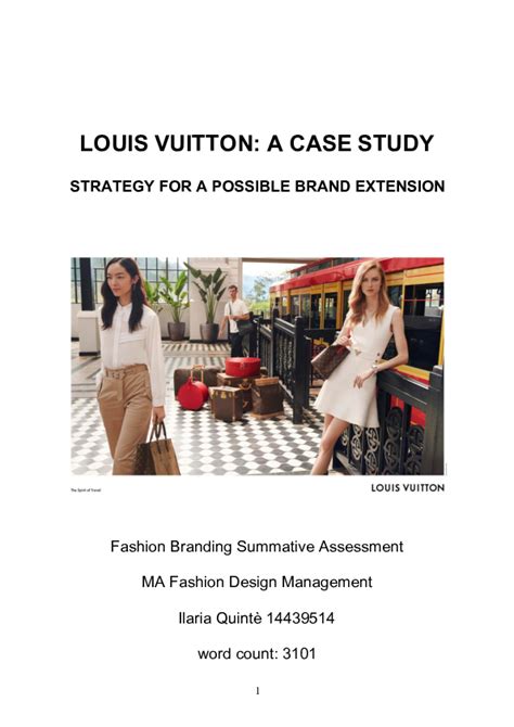 Louis Vuitton model case study